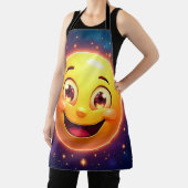 Happy Cosmic Eyes Emoji Schürze (InSitu)