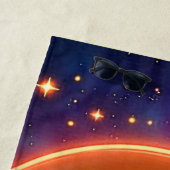 Happy Cosmic Eyes Emoji Strandtuch (Beispiel)