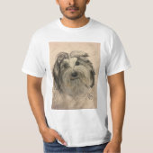 Happy Coton de Tulear T Shirt (Vorderseite)
