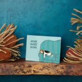 Happy Couch Dog - Zuhause Sweet Zuhause Beagle Fotoplatte (Seite)