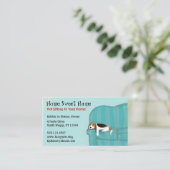 Happy Couch Hund Niedlicher Beagle Haustier Pflege Visitenkarte (Stehend Vorderseite)