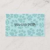 Happy Couch Hund Niedlicher Beagle Haustier Pflege Visitenkarte (Rückseite)