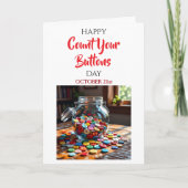 Happy Count Your Buttons Day | October 21st Karte (Vorderseite)