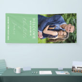 Happy Couple Foto | Grüne Hochzeit Banner (Messe)