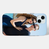 Happy Couple Foto personalize it Case-Mate iPhone Hülle (Rückseite (Horizontal))