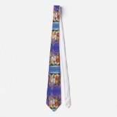 Happy Couple Gnomes Funny Christmas Neck Tie Krawatte (Vorderseite)