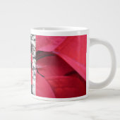 Happy Couple Jumbo Poinsettia Mug Jumbo-Tasse (Rechts)