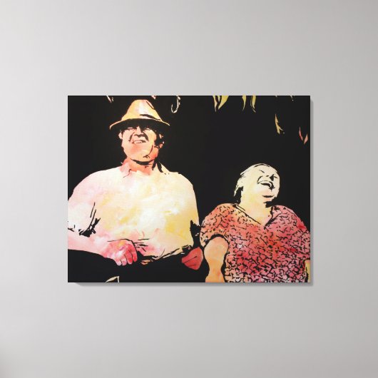 Happy Couple Leinwanddruck (Vorderseite)