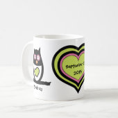Happy Couple Owl Pair Tasse (Vorderseite Links)
