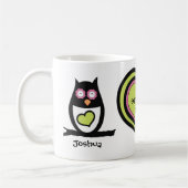 Happy Couple Owl Pair Tasse (Links)