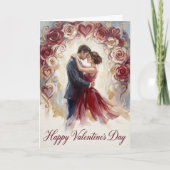 Happy Couple Valentine Card Karte (Vorderseite)