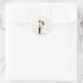 Happy Couple Wedding Vows Sticker (Tasche)