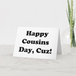 Happy Cousins Day Karte
