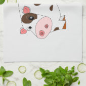 Happy Cow Kitchen Handtuch - individuell anpassbar (Gefaltet)