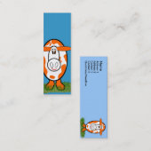 Happy Cow - Mini Visitenkarte (Vorne/Hinten)