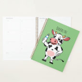 Happy Cow mit Babyflasche Cartoon Planer (Anzeige)