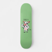 Happy Cow mit Babyflasche Cartoon Skateboard (Vorne)