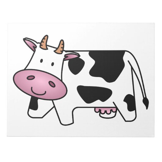 Happy Cow Notizblock (Vorderseite)