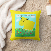 Happy Cow Vegan Kissen (Decke)