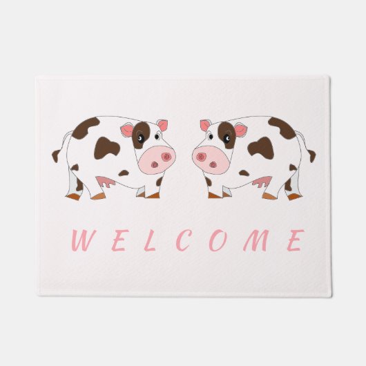 Happy Cows Doormat Fußmatte (Vorderseite)