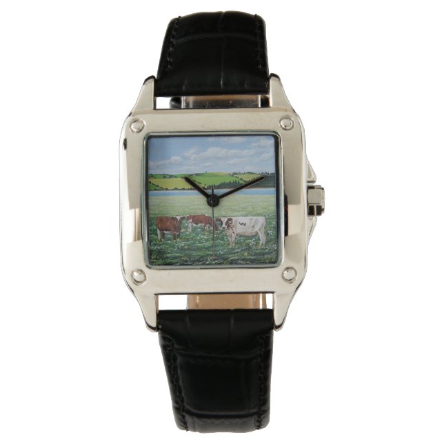 Happy Cows Watch Armbanduhr (Vorderseite)