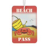 Happy Crab Air Freshener Autolufterfrischer (Rückseite)