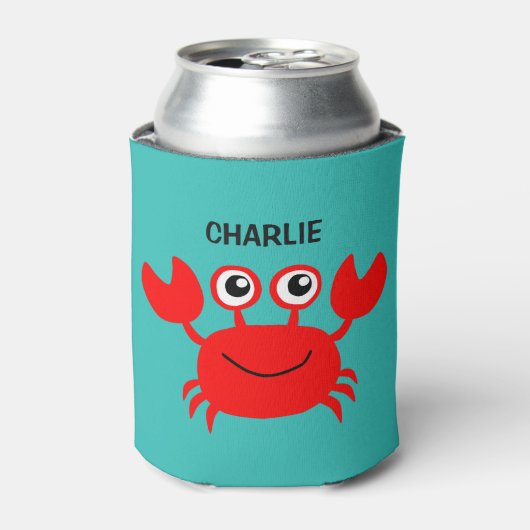 Happy Crab Custom kann kühler Dosenkühler (Kanne Vorderseite)