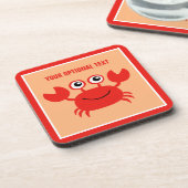 Happy Crab Custom Untersetzer (Linke Seite)