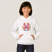 Happy Crab Fishing – Kids’ Hoodie (Vorne ganz)