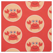 Happy Crab-Gewebe Stoff (Muster)