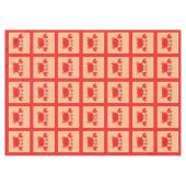 Happy Crab Tischtuch Tischdecke (Vorderseite (Horizontal))