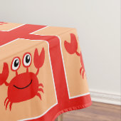 Happy Crab Tischtuch Tischdecke (Beispiel)