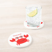Happy-Crab-Untersetzer Getränkeuntersetzer (Seite)