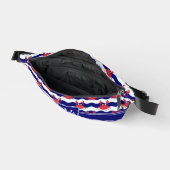 Happy Crabs Pattern Bauchtasche (Offen)