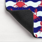 Happy Crabs Pattern Mousepad (Ecke)