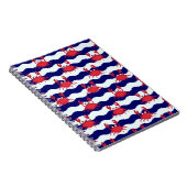 Happy Crabs Pattern Notizblock (Rechte Seite)