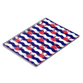 Happy Crabs Pattern Notizblock (Linke Seite)