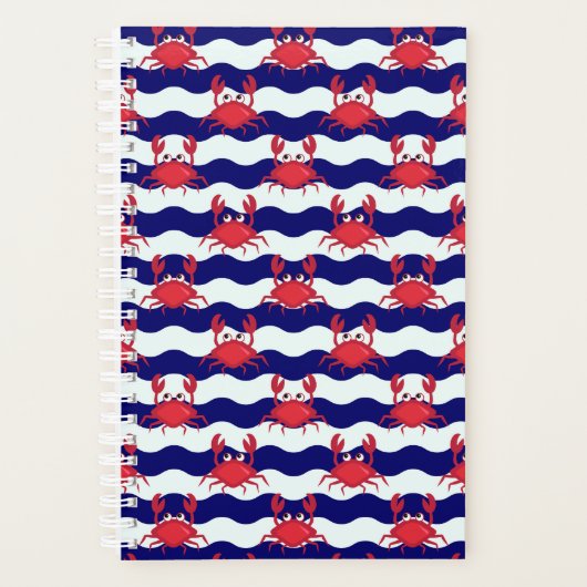 Happy Crabs Pattern Planer (Vorderseite)