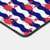 Happy Crabs Pattern Schreibtischunterlage (Ecke)