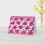 Happy Cranberry Harvest Grußkarte Karte (Gelbe Blume)