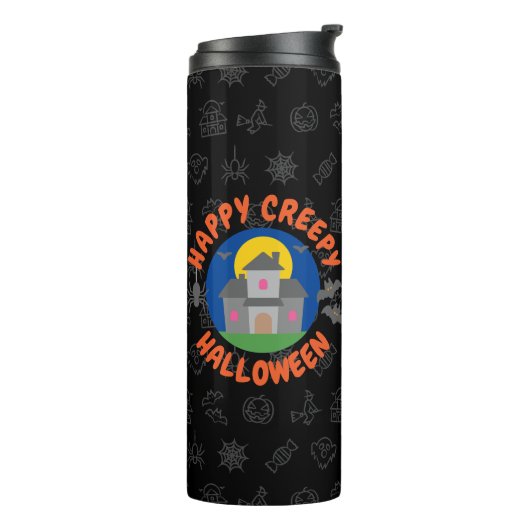 Happy creepy Halloween - Kinder Thermosbecher (Nach links gedreht)