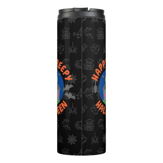 Happy creepy Halloween - Kinder Thermosbecher (Rückseite)