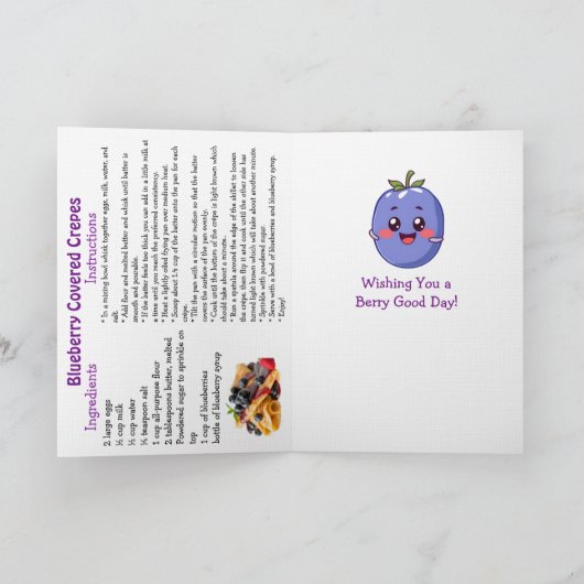 Happy Crêpe Day | February 2nd Karte (Innenseite)