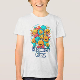 Happy Crew - Niedlicher Smiley Squad Youth T - Shi Tri-Blend Shirt