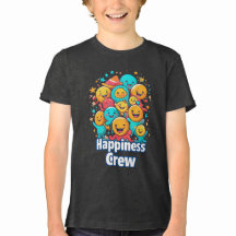 Happy Crew - Niedlicher Smiley Squad Youth T - Shi