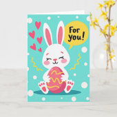 Happy Critter For You Card Karte (Gelbe Blume)