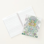Happy Critters & Blume Notizblock (Innenseite)