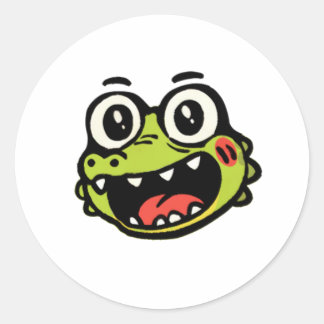 Happy Crocodile Sticker