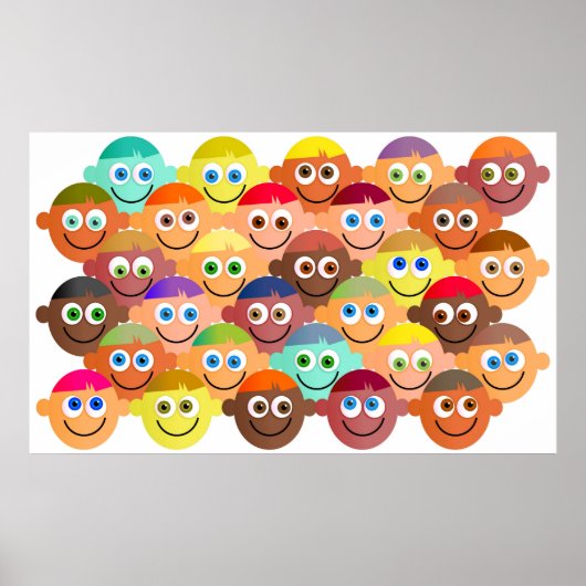 Happy Crowd Poster (Vorne)
