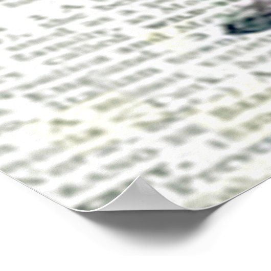 HAPPY CROWNED CHIHUAHUA - VINTAGER KUNSTDRUCK POSTER (Ecke)